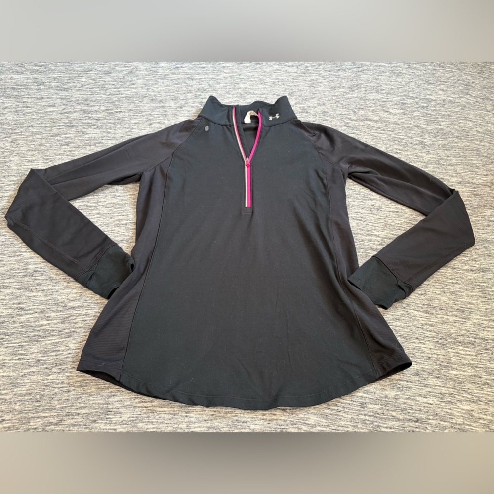 Under Armour Ladies Medium Cold Gear Running Quarter Zip